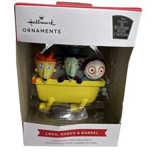 Hallmark Christmas Ornament Disney Nightmare Before Christmas Lock Shock Barrel